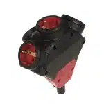 پریز سیار صنعتی ارت دار ۱۶ آمپر ۳ خانه ۱۶ آمپر تیراژه کرال مدل S34